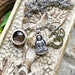 Silver Buddha Charm Necklace, Silver Om Charm Necklace, Buddha with Om Charm Necklace, Om and Buddha Necklace, Buddha and Om Necklace