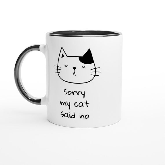 Tasse à Café Drôle De Chat Grincheux - Cadeau D'humour Sarcastique De Bureau - France