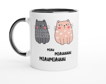 tasse à café drôle de tasse de chat pour les amoureux des chats, cadeau pour maman chat et papa chat