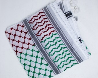 Palästina-Flagge Hirbawi Kufiya (Kuffiyeh)