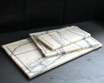 Viola Spider Marble Tray: Natural Stone Home Decor