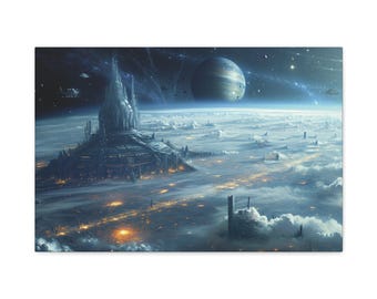 Stellar Capital Citadel Canvas Art