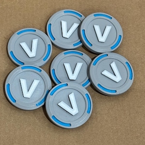 Battle Royale V Coins | Amazing Gifr For Gamers \ Can be used in Cupcakes Or Decoration!