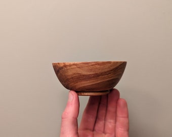 Handmade Trinket Bowl - Cherry Wood