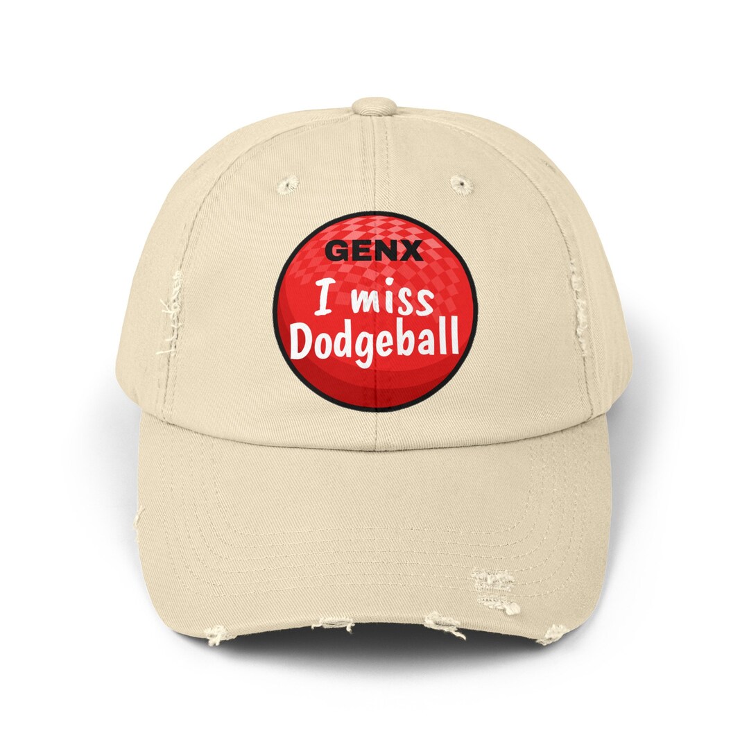 Gen X Hat Distressed Cap, Generation X Hat, Dodgeball Hat Etsy