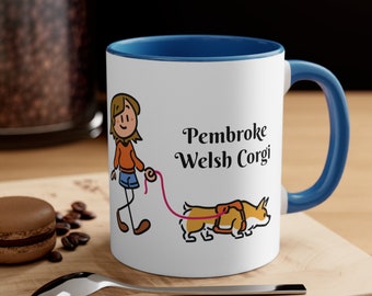 Pembroke Welsh Corgi Coffee Mug, Nosework dog 11oz