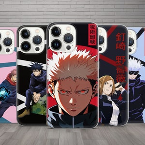 Japanese Comic Phone Case Manga Anime Cover for iPhone 15 14 13 12 Pro 11, fits Samsung S23 S22 A73 A53 A13, Pixel 8. Jujutsu Kaisen