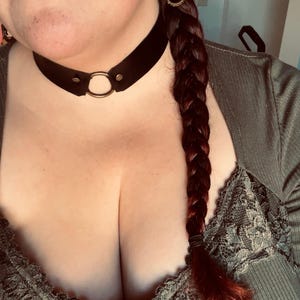hand made leather collar