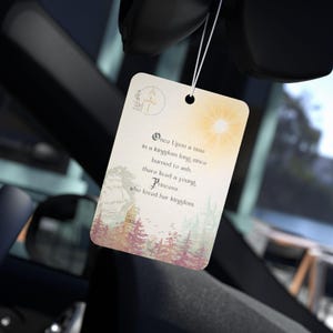 Throne of Glads Car Air Freshener - Enchanting Scented Decor for Road Trips, Book Lovers, Car Accessories