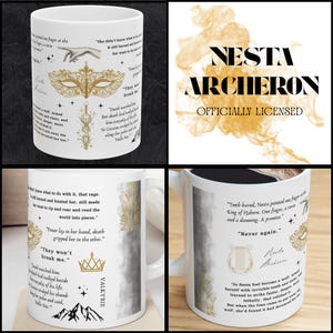 Nesta Archeron Mug | ACOSF | ACOTAR Quote Mug | Valkyrie Bookish Mug | Fantasy Book Lover Gift | Feminist Book Merch