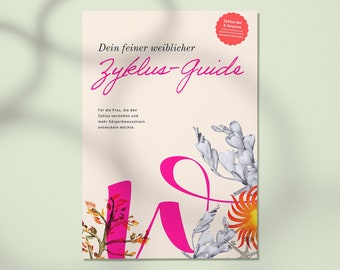 Female cycle, cycle diary, guide to print, menstruation, period, menstrual cycle - DE PDF Download