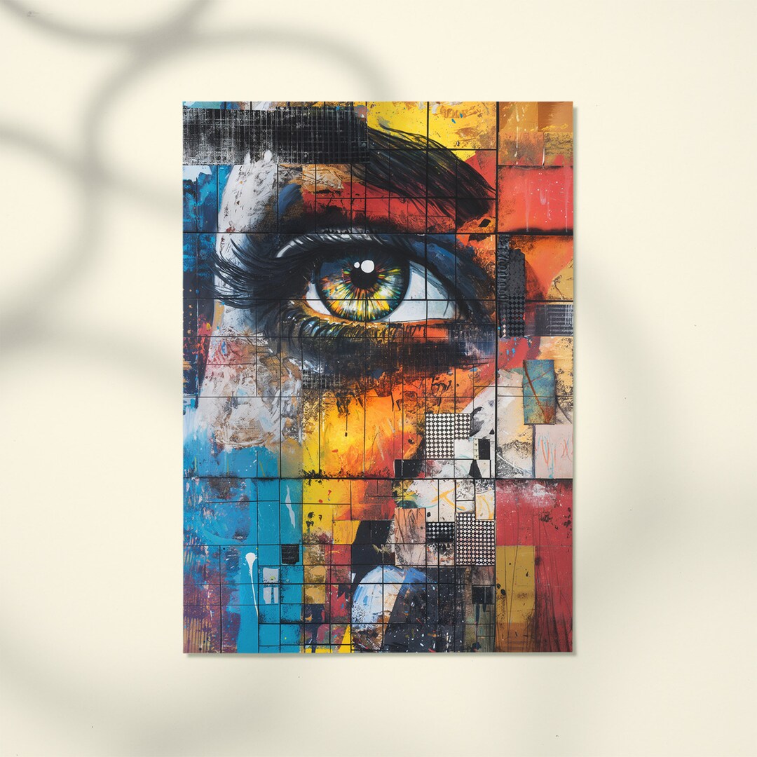 Feminine Digital Art - Womans Eye Print, Empowerment, Powerful Feminine ...