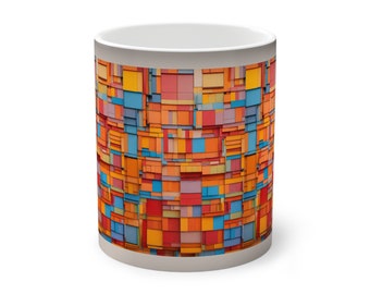 Color-Changing Mug,Gift,Colored Design