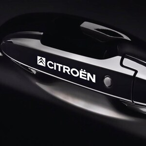 8 Pz Replica Grafica Adesivo Decalcomania Riproduzione Maniglie Compatibile per Citroen Tuning Sticker Decal Pegatina Auto Estetica Sportiva