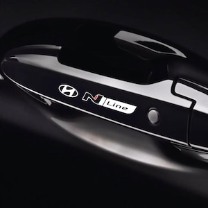 8 Pz Replica Grafica Adesivo Decalcomania Riproduzione Maniglie Compatibile per Hyundai Tuning Sticker Decal Pegatina Auto Sportiva 02