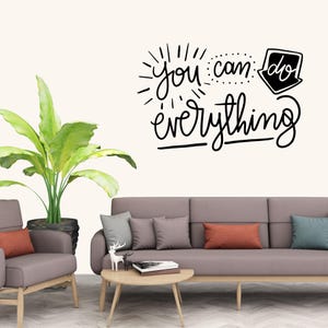 Muursticker 76 x 50 CM MOTIVATIONAL01 muursticker voor glazen wandontwerp voor camper boot vrachtwagen auto motorkap off-road bestelwagen caravan