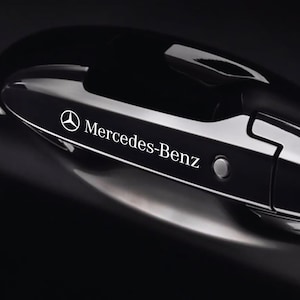 8 Pz Replica Grafica Adesivo Decalcomania Riproduzione Maniglie Compatibile per Mercedes Tuning Sticker Decal Pegatina Estetica Sportiva 02