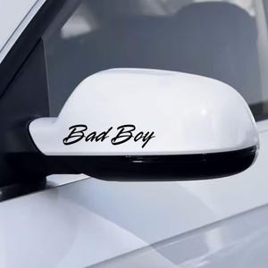 8 Pz Replica Grafica Adesivo Bad Boy Decalcomania Riproduzione Specchietti Compatibile Tuning Sticker Decal Pegatina Auto Specchi Sportiva