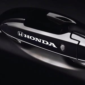 8 Pz Replica Grafica Adesivo Decalcomania Riproduzione Maniglie Compatibile per Honda Tuning Sticker Decal Pegatina Auto Estetica Sportiva 1