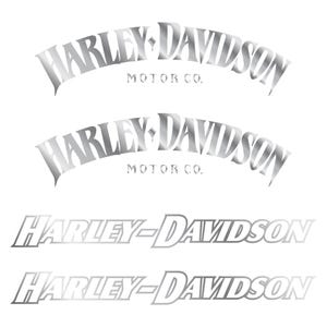 Kit Replica Grafiche Adesivi Decalcomanie Restauro Moto Riproduzione Compatibile per Harley Iron 883 Tuning Sticker Decal Pegatina
