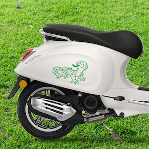 Sticker 25 x 16,5 CM LIZARD 01 voor auto motorfiets scooter camper boot vrachtwagen kap off-road bestelwagen caravan tuning sticker sticker jeep vespa