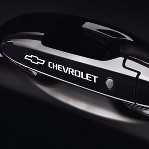 8 Pz Replica Grafica Adesivo Decalcomania Riproduzione Maniglie Compatibile per Chevrolet Tuning Sticker Decal Pegatina Estetica Sportiva 01