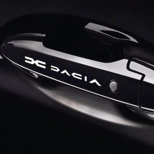 8 Pz Replica Grafica Adesivo Decalcomania Riproduzione Maniglie Compatibile per Dacia Tuning Sticker Decal Pegatina Auto Estetica Sportiva 1