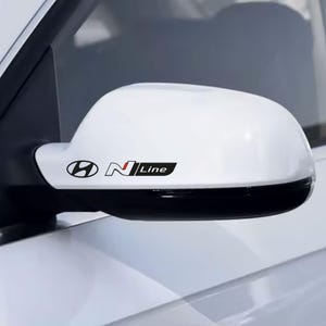 8 Pz Replica Grafica Adesivo Decalcomania Riproduzione Specchietti Compatibile per Hyundai Tuning Sticker Decal Specchi Auto Sportiva 02
