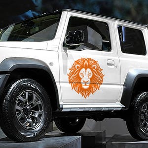 Sticker 50 x 56,5 CM Leone 02 voor camper boot vrachtwagen auto motorkap off-road bestelwagen caravan tuning sticker sticker jeep pegatina camper