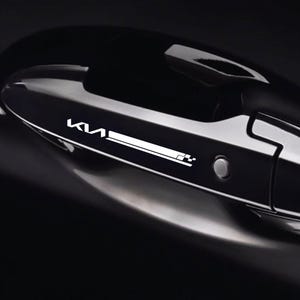 8 Pz Replica Grafica Adesivo Decalcomania Riproduzione Maniglie Compatibile per Kia Tuning Sticker Decal Pegatina Auto Estetica Sportiva 1