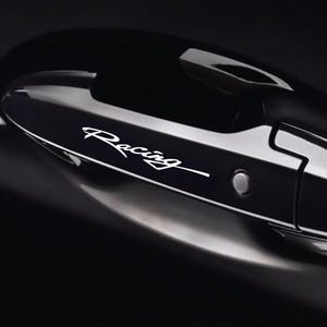 8 Pz Replica Grafica Adesivo Decalcomania Riproduzione Maniglie Compatibile per Racing Tuning Sticker Decal Pegatina Auto Sportiva 02