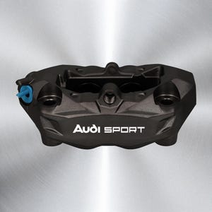 8 Pz Replica Grafica Adesivo Decalcomania Riproduzione Pinze Freni Compatibile per Audi Tuning Sticker Decal Pegatina Estetica Sportiva 03