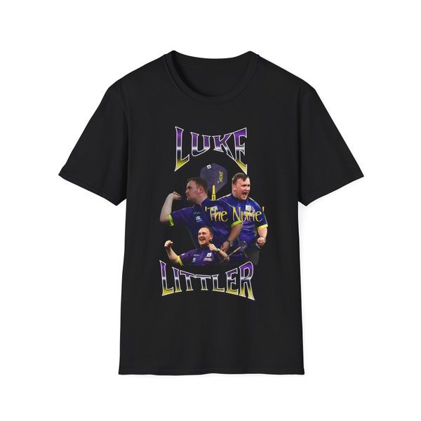 Luke Littler Darts T-shirt, retro, vintage, graphic tee, present gift, darting, sports, fathers day, birthday, christmas