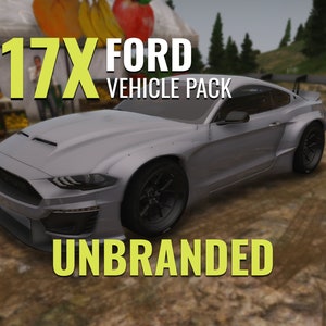 FiveM Unbranded Ford Vehicle Pack - 17x | High Quality & FiveM Ready