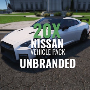 FiveM Unbranded Nissan Vehicle Pack - 20x | High Quality & FiveM Ready