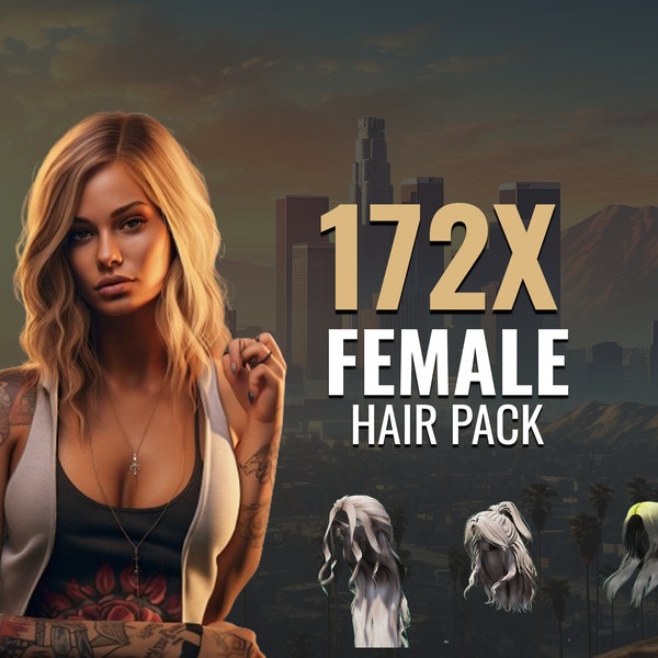 FiveM Female 172X Hair EUP Pack | High Quality & FiveM Ready