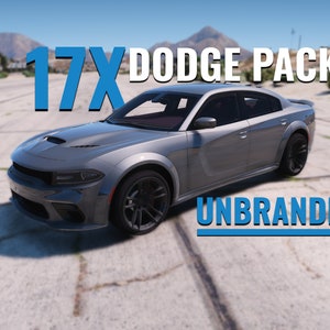 FiveM Unbranded Dodge Vehicle Pack - 17x | High Quality & FiveM Ready