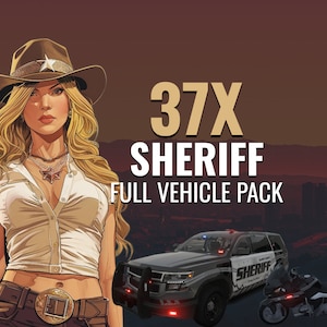 FiveM Sheriff Police 37X Vehicle Pack | High Quality & FiveM Ready [Lore-Friendly]