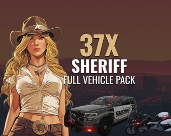 FiveM Sheriff Police 37X Vehicle Pack | High Quality & FiveM Ready [Lore-Friendly]