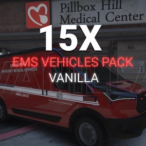 FiveM 15X Vanilla Rettungsfahrzeug | Überlieferungenfreundlich | Hohe Qualität | FiveM Bereit