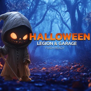 Mapeo de FiveM Halloween Legion y Garage / Alta calidad / Listo para FiveM / Evento de Halloween / ¡Mapa espeluznante!
