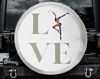 DMB Love reservewielhoes, zonder camera-uitsparing, voor Jeep, Bronco, FJ Cruiser, camper, SUV