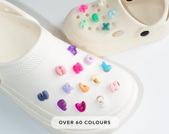 Charms para zapatos con letras de burbuja personalizadas / Regalo personalizado / Charms para zuecos con nombre
