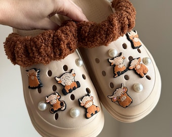 Highland Cow Shoe Charms | Scottish Cows Shoe Charm Set