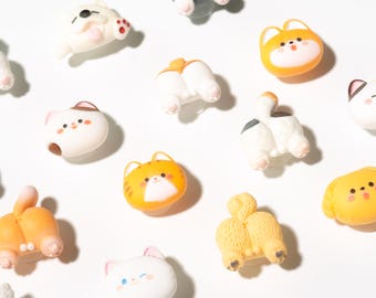 Kawaii Cats & Dogs Resin Shoe Charms