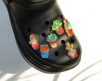 Plant Shoe Charms | House Plant Charms | Nature Shoe Charms | Plant Shoe Charms | Plant Shoe Charm | Gardening Green Thumb Shoe Charms