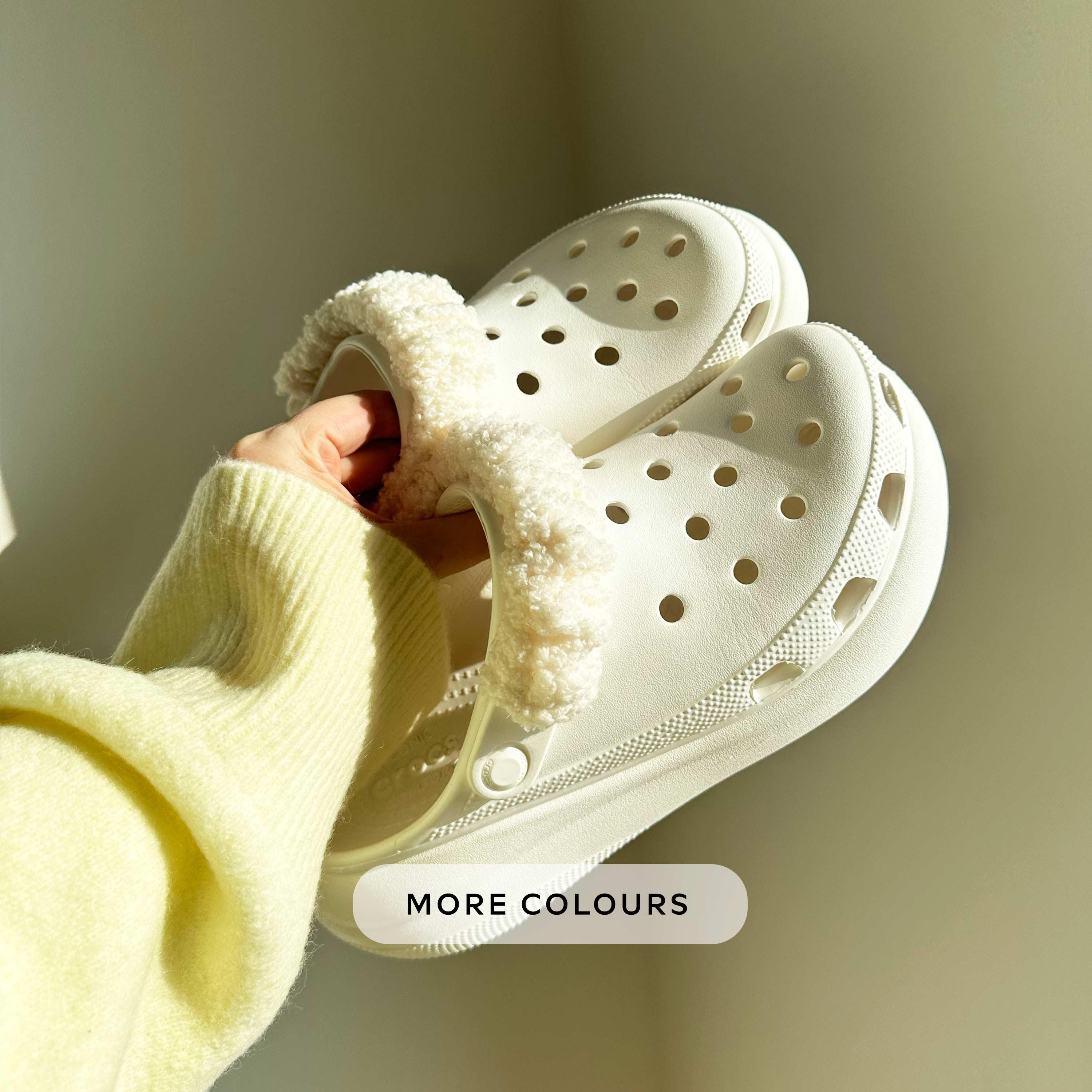 Fur lined crocs - Etsy 日本