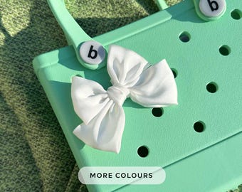 Satin Bow Charm for EVA Tote Beach Bag