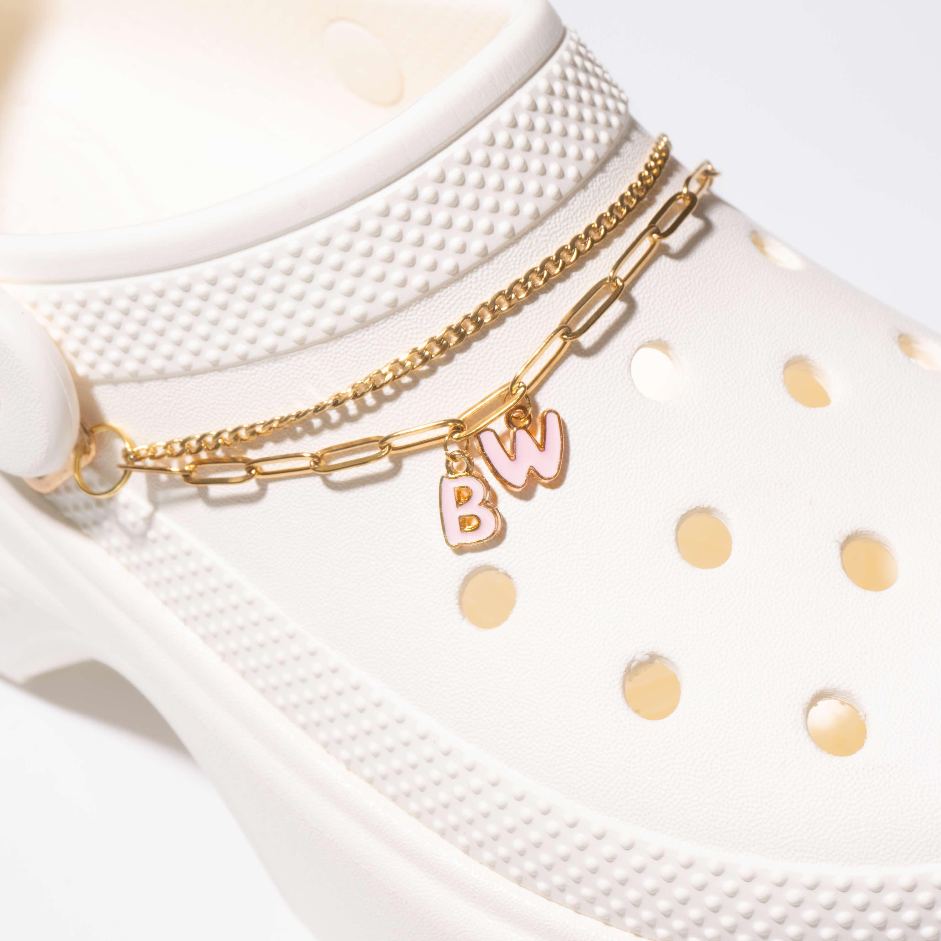 Shoe Charms Gold Letters 2 For £3