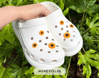 Sunflower Shoe Charms Set